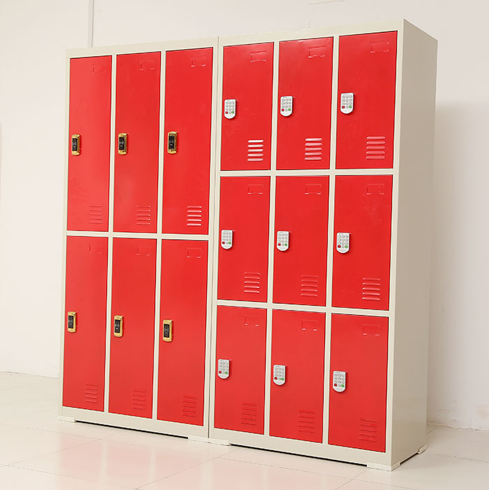 員工物品手機(jī)智能寄存柜-感應(yīng)鎖開門更衣柜
